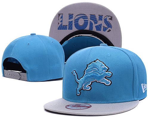 NFL Detroit Lions Logo Stitched Snapback Hats 017